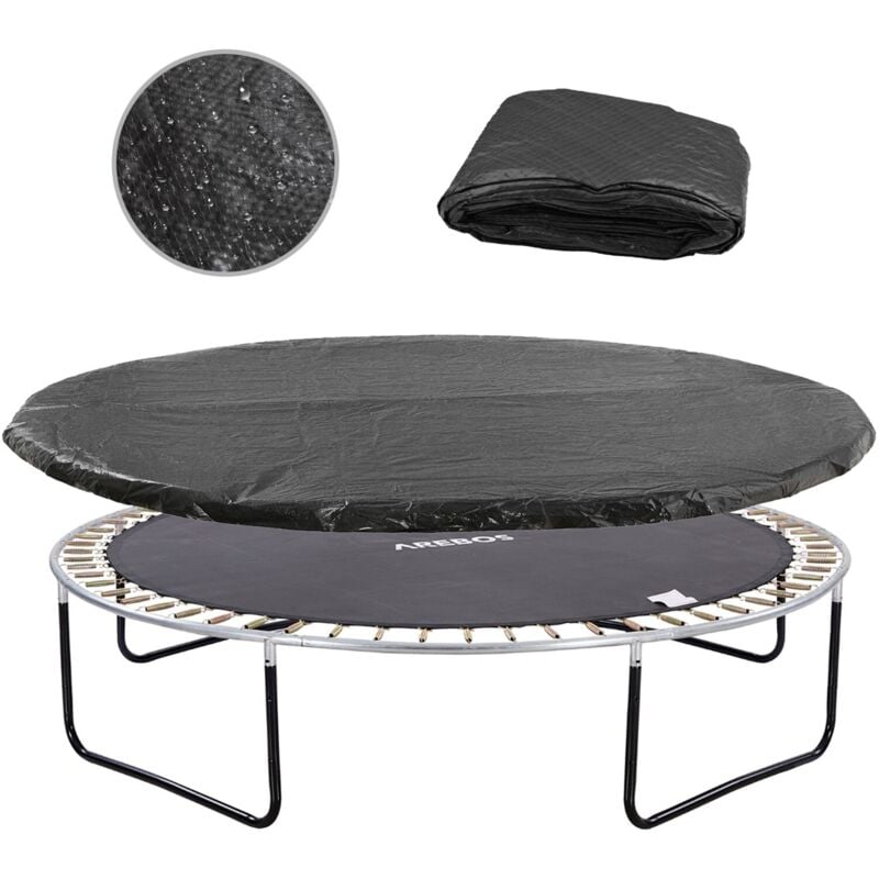

Trampolín Cubierta para Clima 305 cm - Negro - Arebos