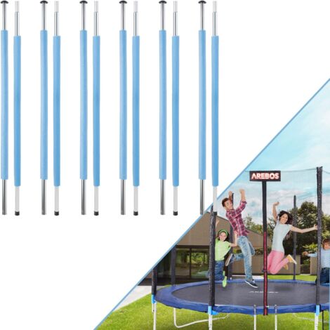 AREBOS Trampoline Set de barres 6x 209cm Pièces de rechange pour trampoline