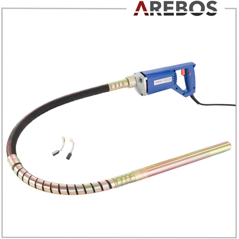 Vibratore per calcestruzzo 800 w 2m - Vibratore per cemento - Arebos