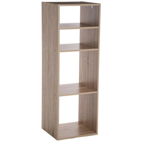 à‰Regal 2 Fächer + 2 Regalböden mix atmosphera - natürlich