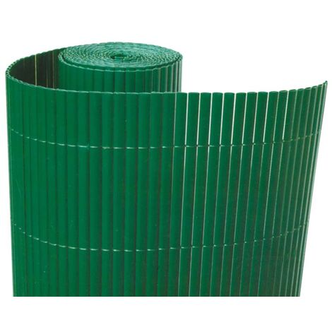Arella in plastica double, listelli 20 mm h.1x3 metri, colore verde