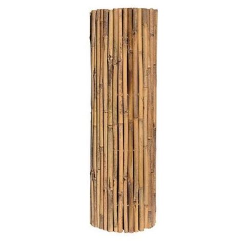 Arella Through Barrel Master screen en bambou roseaux 1x3 mt lie' avec fil me'tallique traversant pour jardin exte'rieur