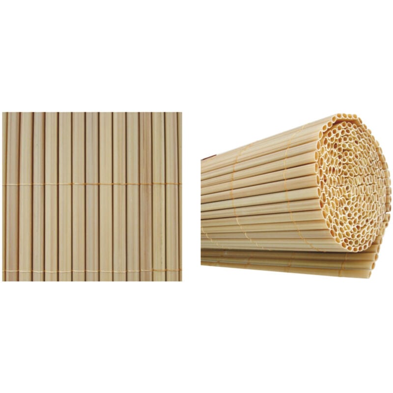 Arelle dans la canne à effet de bambou en pvc avec cordon en nylon 200x300 cm
