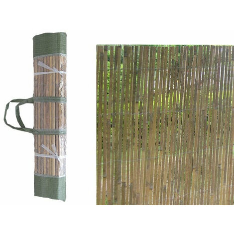 Arella stuoia cannette bamboo 150x300cm bambù intera rilegate recinzioni  TIME