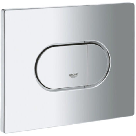 Arena Cosmopolitan Flush Plate Horizontal - Chrome - 38858000 - Upgrade Your Bathroom