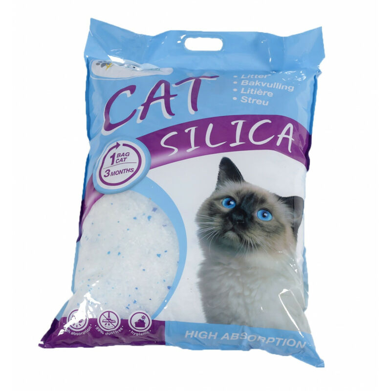 

Arena para gatos de sílice. 16 litros o 7,5 kg. para gatos.