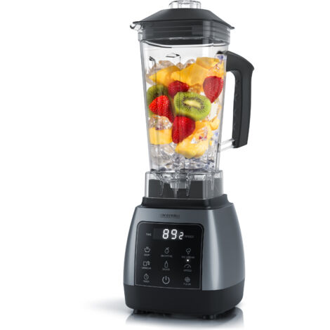 Arendo Standmixer 2000 W, Mixer mit 2 l Mixbehälter, Touchpanel, 24.000 U/min, Timer, 5 Programme