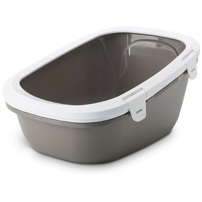 

Global - Arenero con tamiz para gatos Simba | Bandeja de arena grande | Caja de arena WC para gatos
