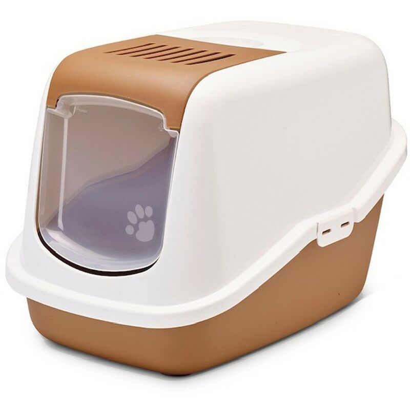 

Global - Arenero cubierto para gatos Nestor | Bandeja de arena | Caja de arena WC para gatos