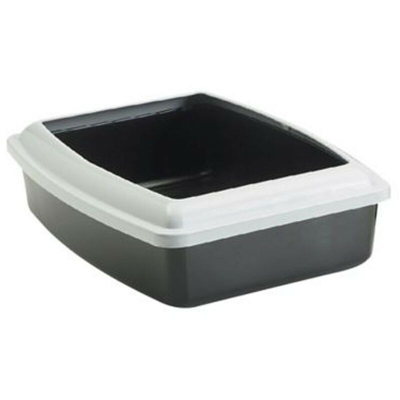 

Global - Arenero para gatos oval Jumbo | Bandeja de arena grande | Caja de arena WC para gatos