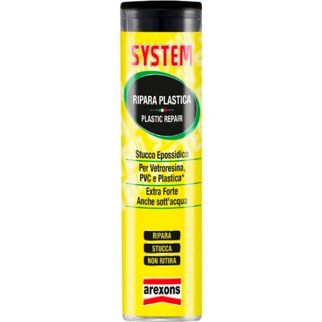 LGVSHOPPING Arexons 4749 System Ripara Plastica 57 Gr Ripara Pvc Vetroresina Ceramica Vetro