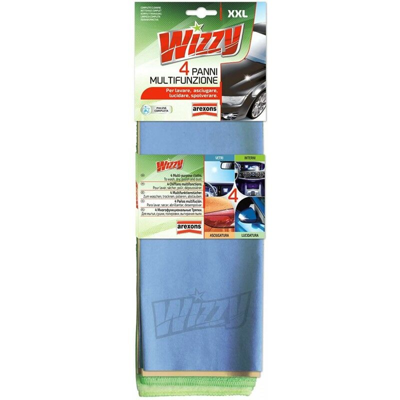 La solution complète pour le nettoyage de voiture avec ses 4 chiffons multifonctions - Arexons