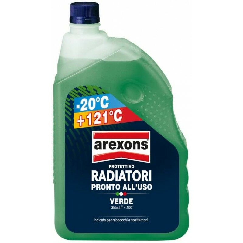Liquide Antigel Protecteur pour Radiateurs jusqu'à -20°C/+121°C 2 Litres - Arexons