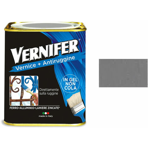 AREXONS - SMALTO VERNIFER VERNICE E ANTIRUGGINE ML 750 GRIGIO FORGIA METALLIZZATO