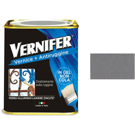 AREXONS - SMALTO VERNIFER VERNICE E ANTIRUGGINE ML 750 GRIGIO FORGIA METALLIZZATO