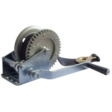 Arganello manuale con cinghia per rimorchi 450kg