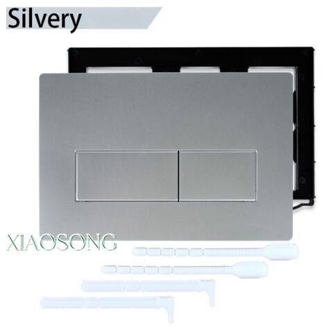 Argent mat-Panneau de remplacement pour réservoir encastré Geberit Sigma 115.770, accessoires pour réservoir de salle de bain UP300 UP320 - Non Original-KZQ