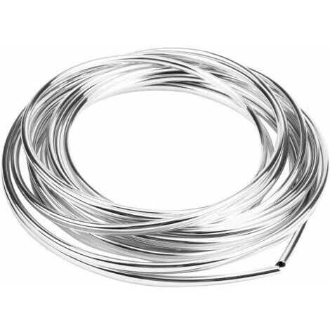 (Argent)Bande de Protection Anti-Collision, 6 m / 19.7ft Noir moulure de Bord de Porte de Voiture Bande de Garniture Bande de Protection Anti-Rayures Moule de Couverture de Protection