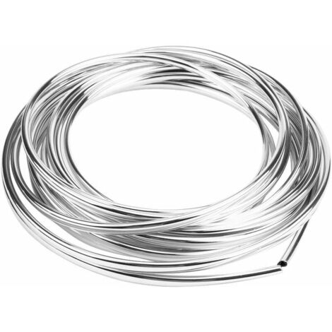 (Argent)Bande de Protection Anti-Collision, 6 m / 19.7ft Noir moulure de Bord de Porte de Voiture Bande de Garniture Bande de Protection Anti-Rayures Moule de Couverture de Protection