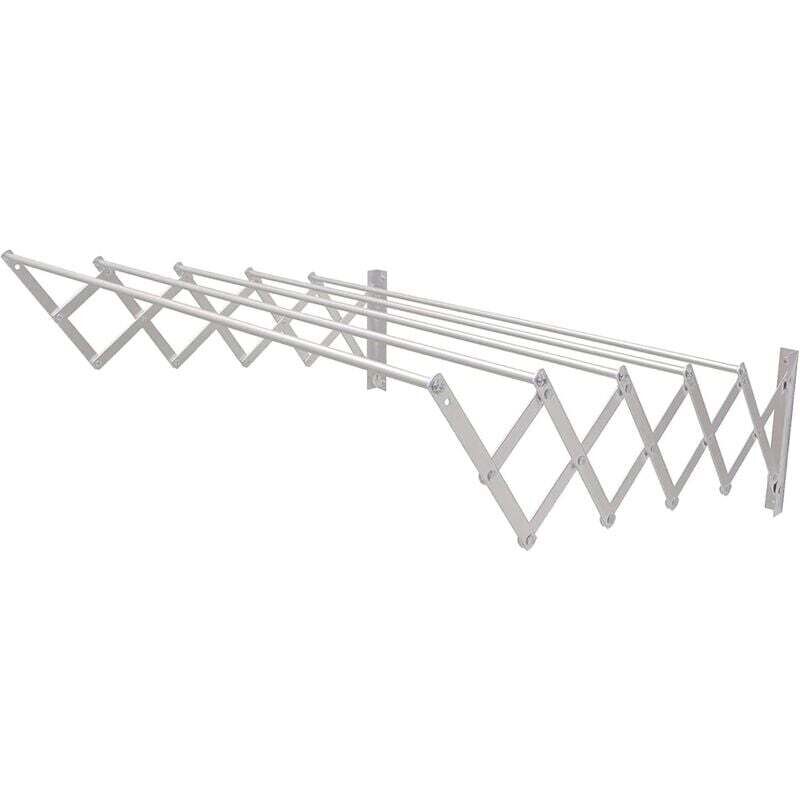 ArgentCorde à linge murale rétractable 60cm80cmAluminium haute résistanceFinition acier inoxydableDimensions : 60cm80cm cmCorde à linge pliableCorde