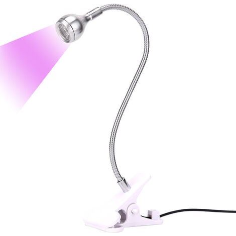 Lampe UV Sèche Ongles, 3W Lampe de Polymérisation de Colle pour