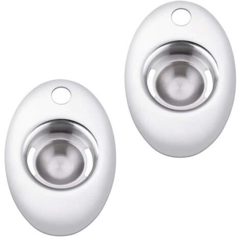 (argent)Séparateur d'œuf - Cuisine - Acier inoxydable - 14cm - Pratique - Idéal pour pâtisserie