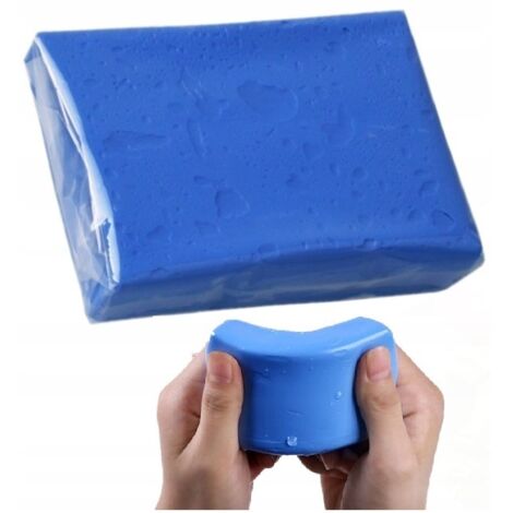 ARGILLA DI PLASTICA 180g PER PULIRE E LAVARE LA VERNICE DELL'AUTO