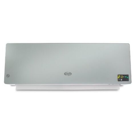 ARGO CHIC Silver Termoventilatore Ceramico da Parete Potenza 2000 Watt Colore Argento