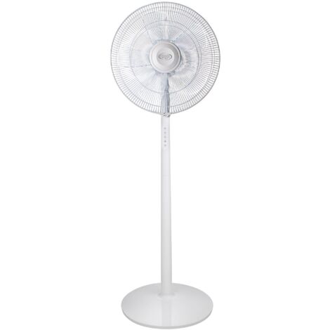 Argo Standy Evo White Ventilatore a Piantana con Telecomando Bianco
