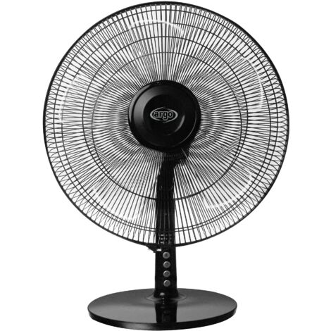 Argo Tablo Evo Ventilatore Domestico da Tavolo Nero