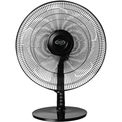 Argo Tablo Evo Ventilatore Domestico da Tavolo Nero