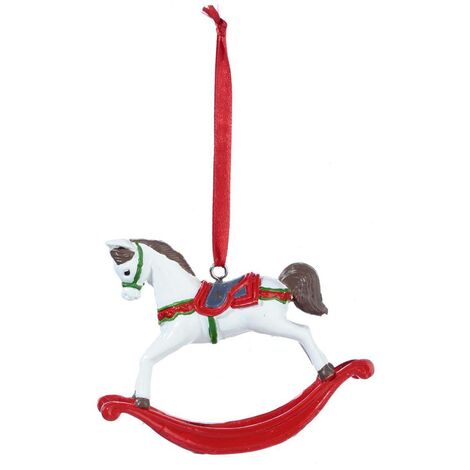 Argomento di Natale Horse Resin - Rosso - Feeric lights & christmas