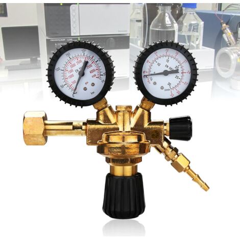 Argon CO2 inert gas pressure regulator for welding machines