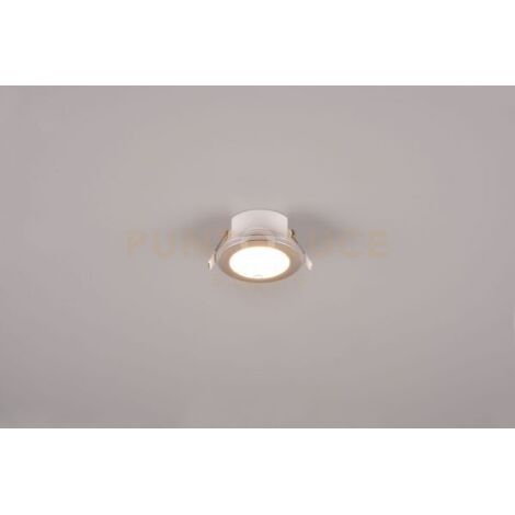 ARGUS FARETTO DA INCASSO LED 1W-4W 350lm, 3000K ROTONDO BORDO CROMATO + FUNZIONE RGB D. 8,2CM DIMMERABILE