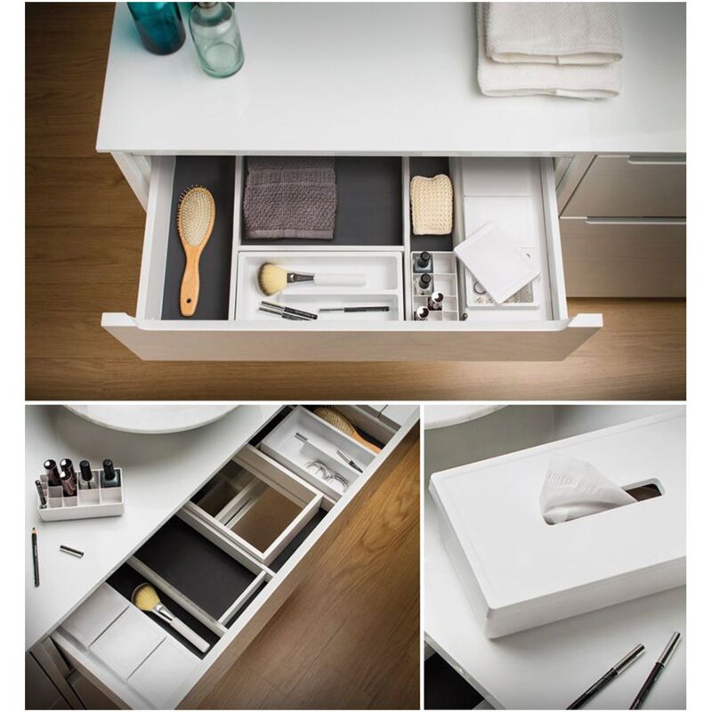 

Gollinucci - Argus Kit Baño Cajon Superior Pack-2 Blanco - Blanco