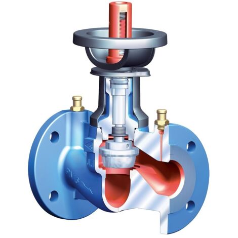 ARI Strangregulierventil V Astra 12020 DN 80, PN 80 EN-JL1040, Regulierkegel mit Weichdichtung