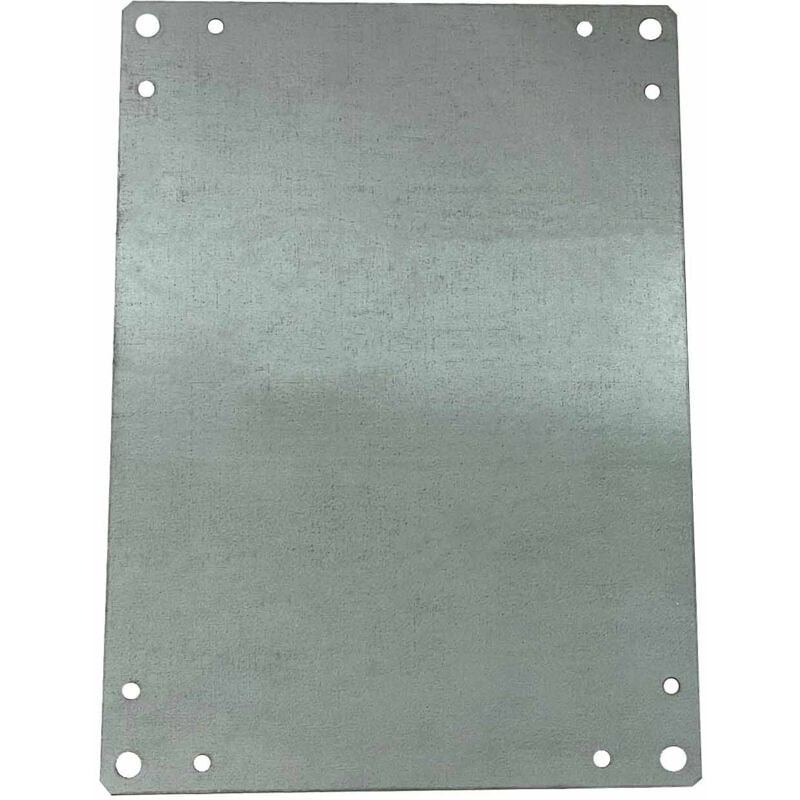 Plaque De Montage Tole électrozinguée Pour Coffret Polyester Aria 43 - 415x315