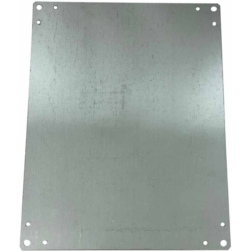 Plaque De Montage Tole électrozinguée Pour Coffret Polyester Aria 54 - 515x415