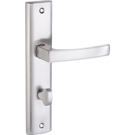 Aria Satin WC-Griff auf langer Platte