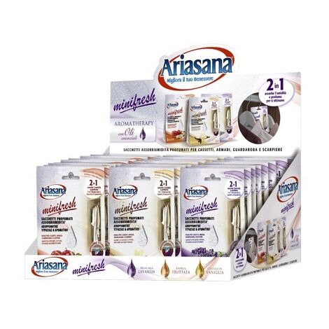 ARIASANA MINIFRESH ASSORBIUMIDITA' CONFEZIONE DA 2 BUSTINE DA GR.50 HENKEL