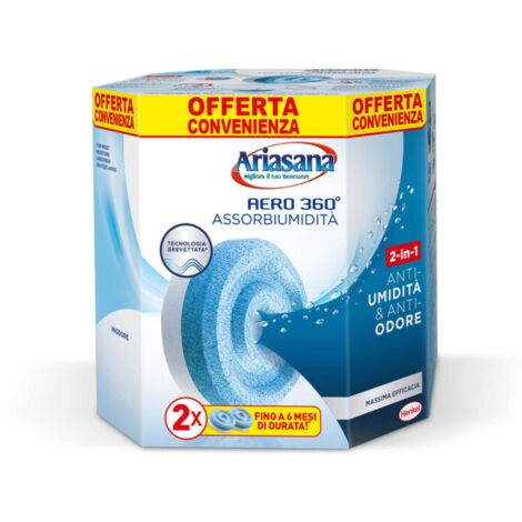 ARIASANA RICARICA AERO 360 TAB INODORE 2X450 G - 12 pezzi
