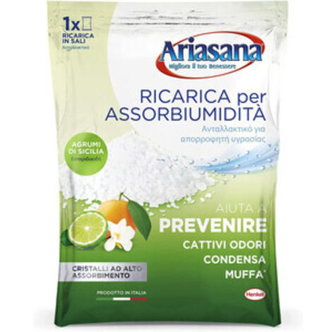 ARIASANA RICARICA IN SALI AGRUMI 1 BUSTA 450 G 24 PZ