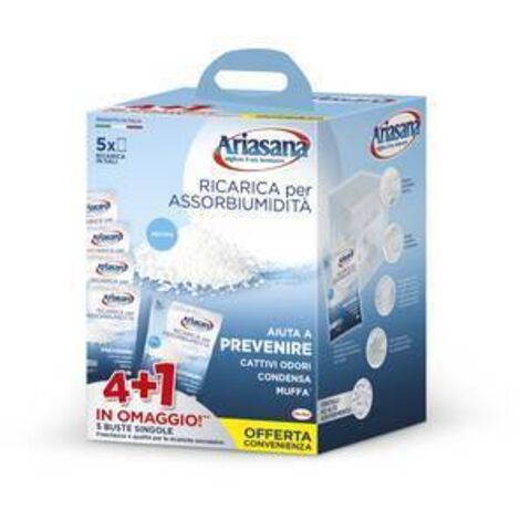 ARIASANA RICARICA IN SALI NEUTRI 5 BUSTE PER 450 G - 6 pezzi