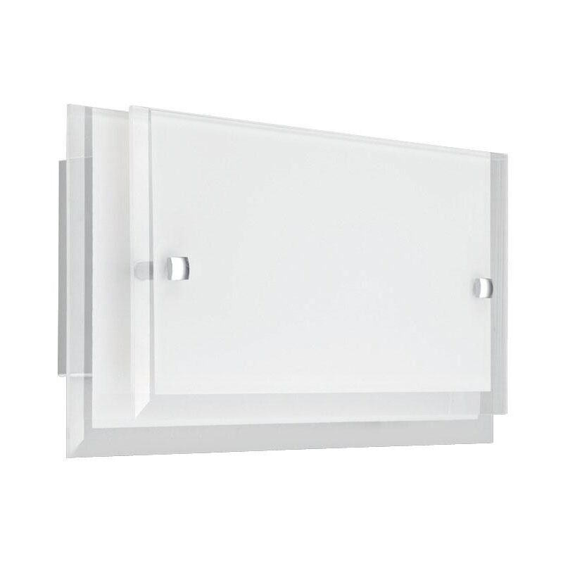 Aric - maggie Applique Mur E27 60W max rectang. double verre opale Lpe non incl. 3977 Aric - maggie Applique Mur E27 60W max rectang. double verre opale Lpe non incl. 3977