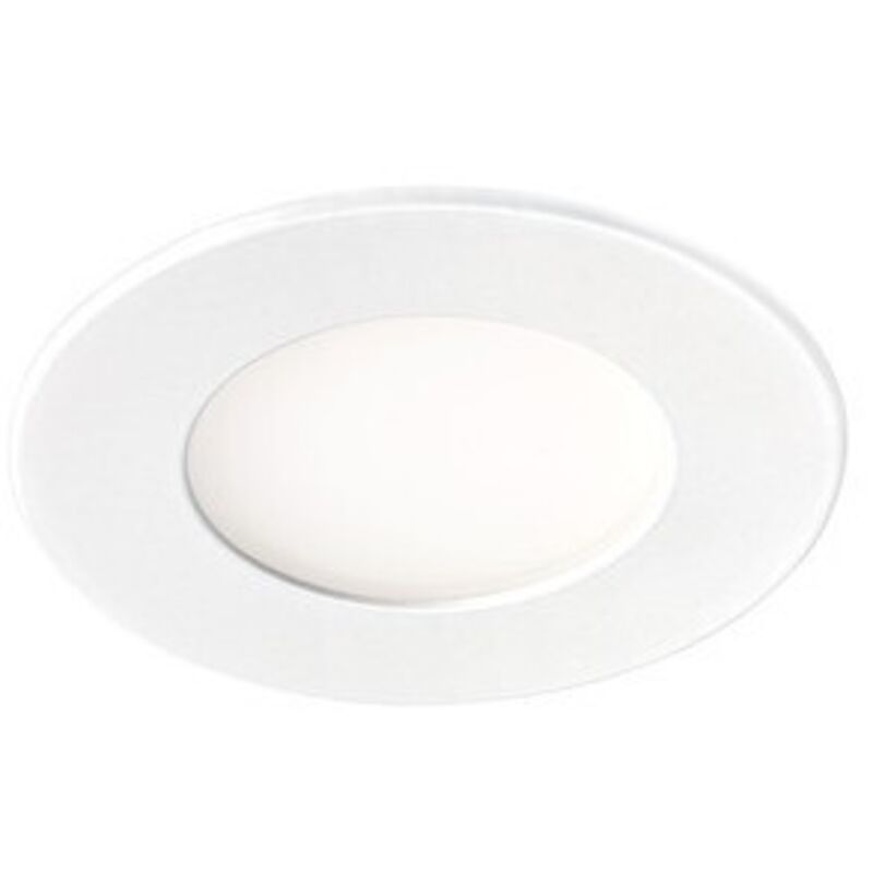 Aric - spot encastré rond flat led 5 - 5 watts - 4000 degrés kelvin - blanc 50359 Aric - spot encastré rond flat led 5 - 5 watts - 4000 degrés kelvin - blanc 50359