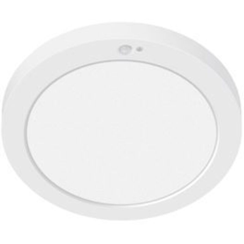 Aric - Spot à fixer ou à encastrer réglable Sensor led intégrée, rond blanc, Diam.16.5 cm Aric - Spot à fixer ou à encastrer réglable Sensor led intégrée, rond blanc, Diam.16.5 cm