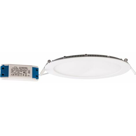 Aric – Spot encastrable rond 20W blanc – Température de couleur 3000K – Angle de diffusion 110° – Aluminium IP20 – 50105