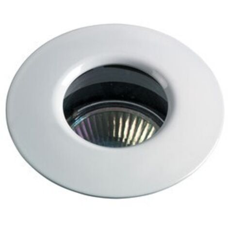Aric – Spot encastrable rond blanc GU5,3 IP20/65 – Fixe pour intérieur – Compatible avec ampoules GU5,3 – 4075