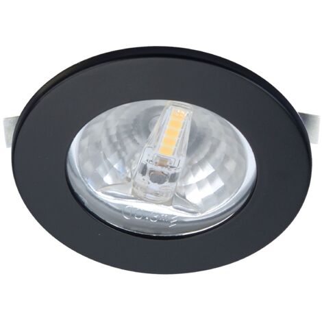 Aric – Spot encastré à LED 1,8W 3000K noir – Ø70mm pour éclairage intérieur – Flux lumineux 150lm – 51340 - s1200