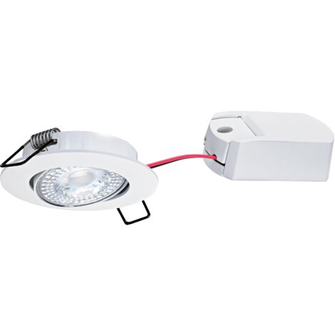 Aric – Spot encastré LED 5,5W 3000K 480lm – Éclairage chaleureux pour intérieur – Fixation mur et plafond – 50431